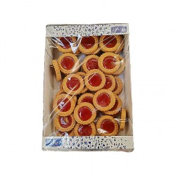 Biscuiti cu umplutura de capsuni Primart 850 gr.